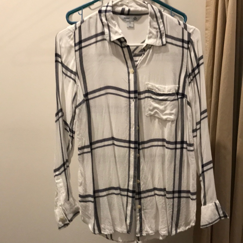 Plaid long sleeve shirt